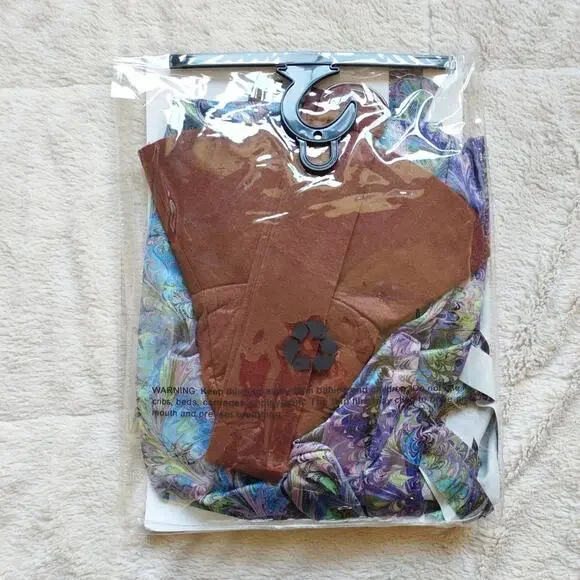 Seeing Red Dream On 70s Maxi Dress Halloween Costume - Picture 4 of 4